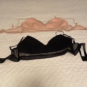 Two XXL bras- nude and black